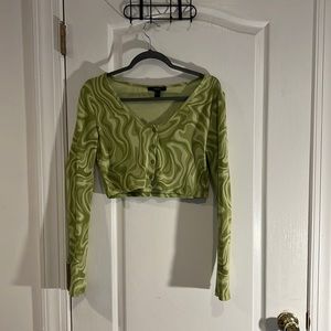 Long sleeves crop top